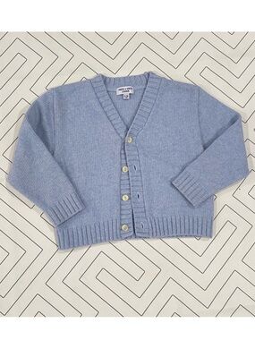 Neck & Neck Blue Kids Cardigan. Sz 4 Unisex